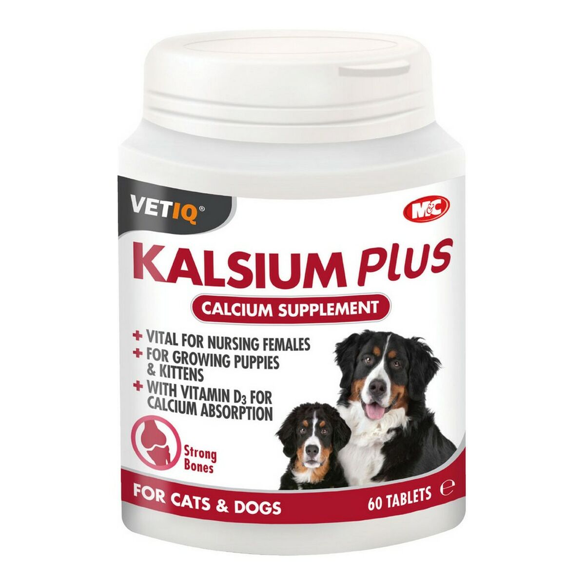 Integratori e vitamine Planet Line Kalsium Plus 60 Unità