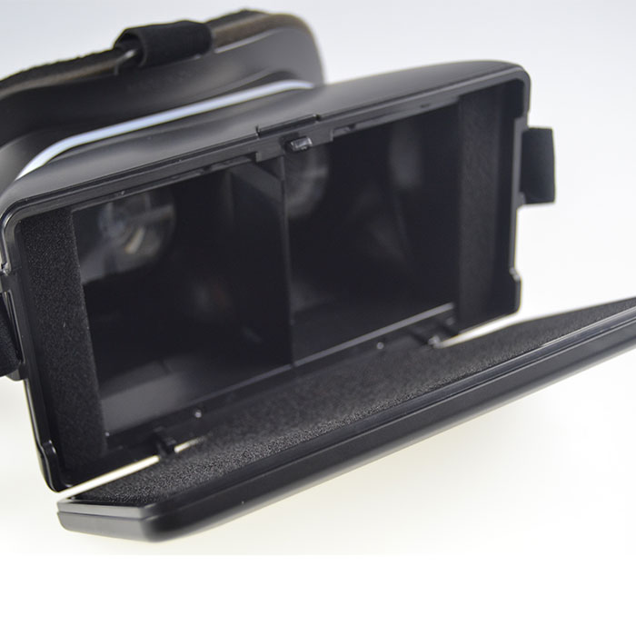 Occhiali Visore Casco 3D Realtà Virtuale per Smartphone Android Apple Nero