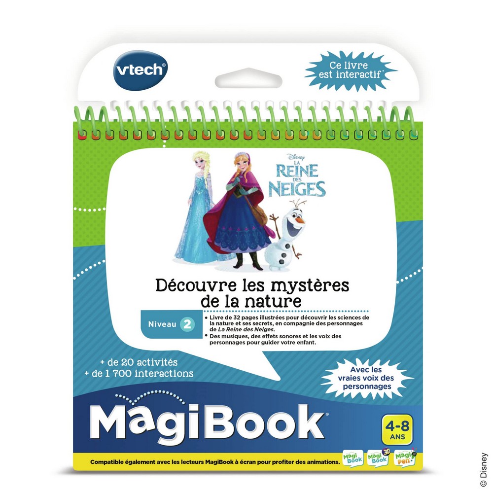 Quaderno Vtech THE QUEEN OF SNOW 2  Discover the Mysteries of Nat