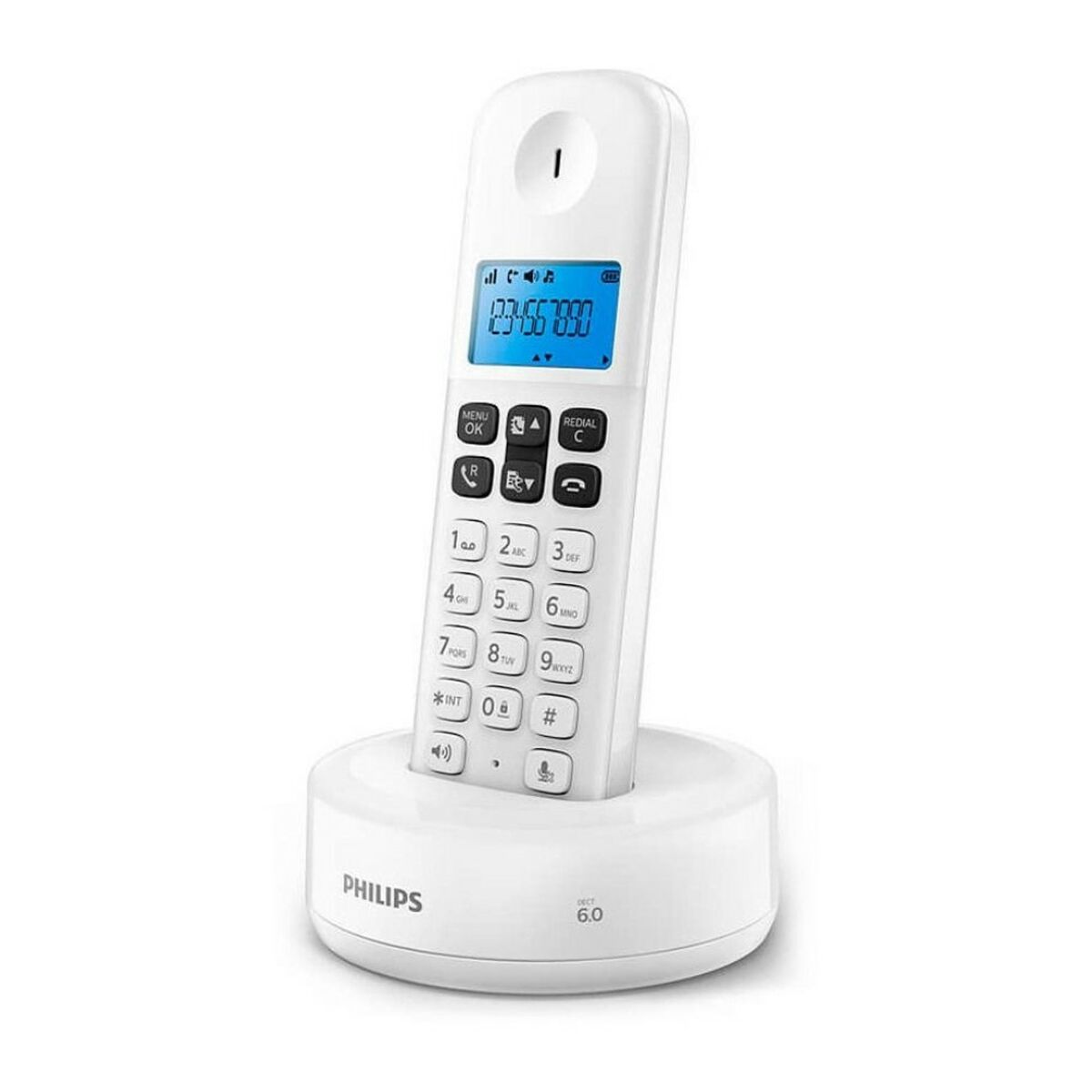 Telefono Senza Fili Philips D1611W/34 1,6" Bianco Azzurro