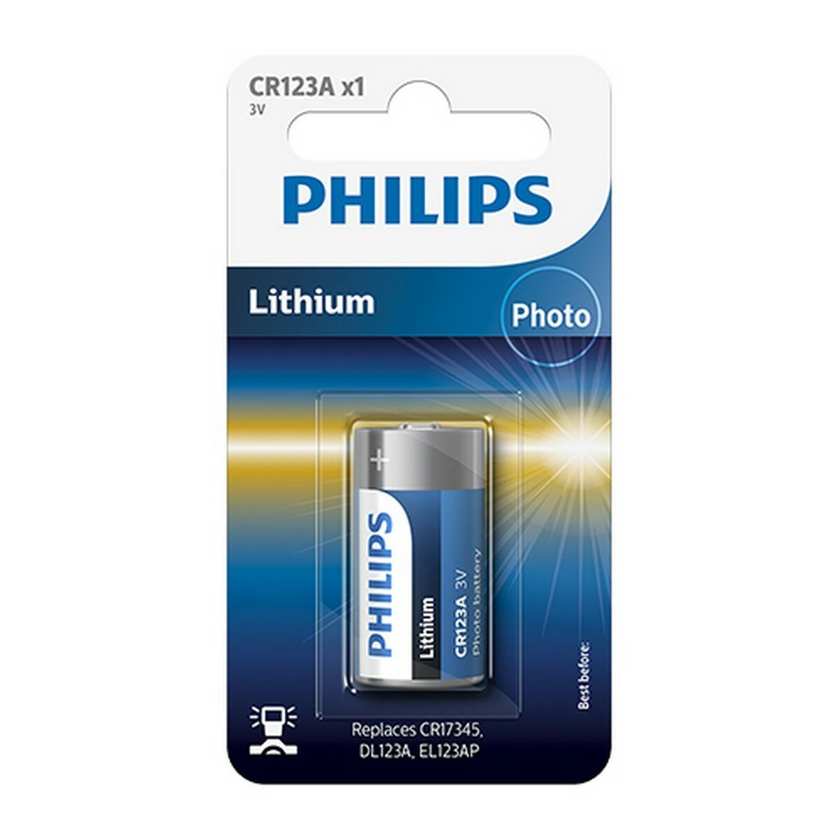 Batteria al litio Philips (1 uds)
