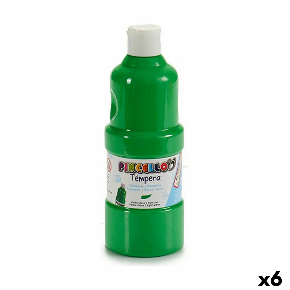 Tempere Verde Chiaro (400 ml) (6 Unità)