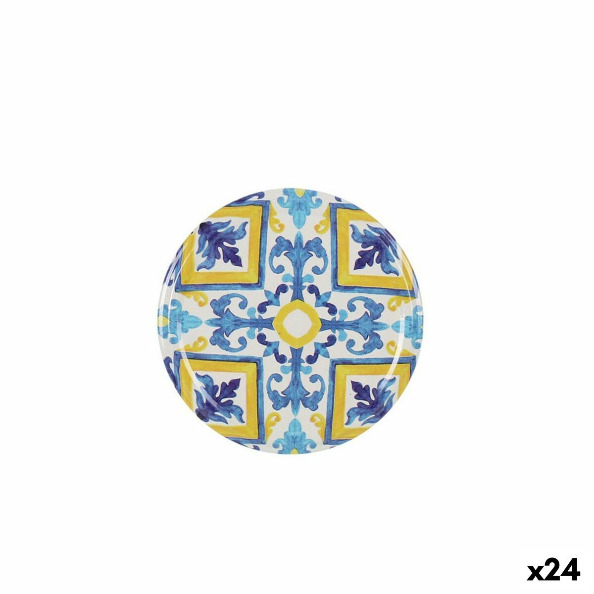 Set di coperchi Sarkap   Mosaico 6 Pezzi 6,6 x 0,8 cm (24 Unità)
