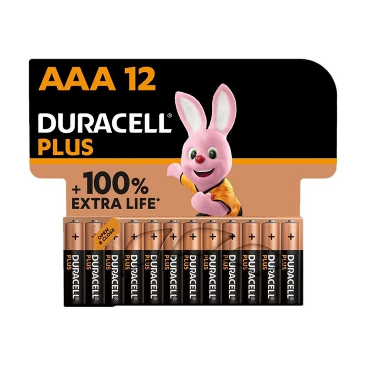 Batterie DURACELL Plus 12 Pezzi 1,5 V AAA LR03