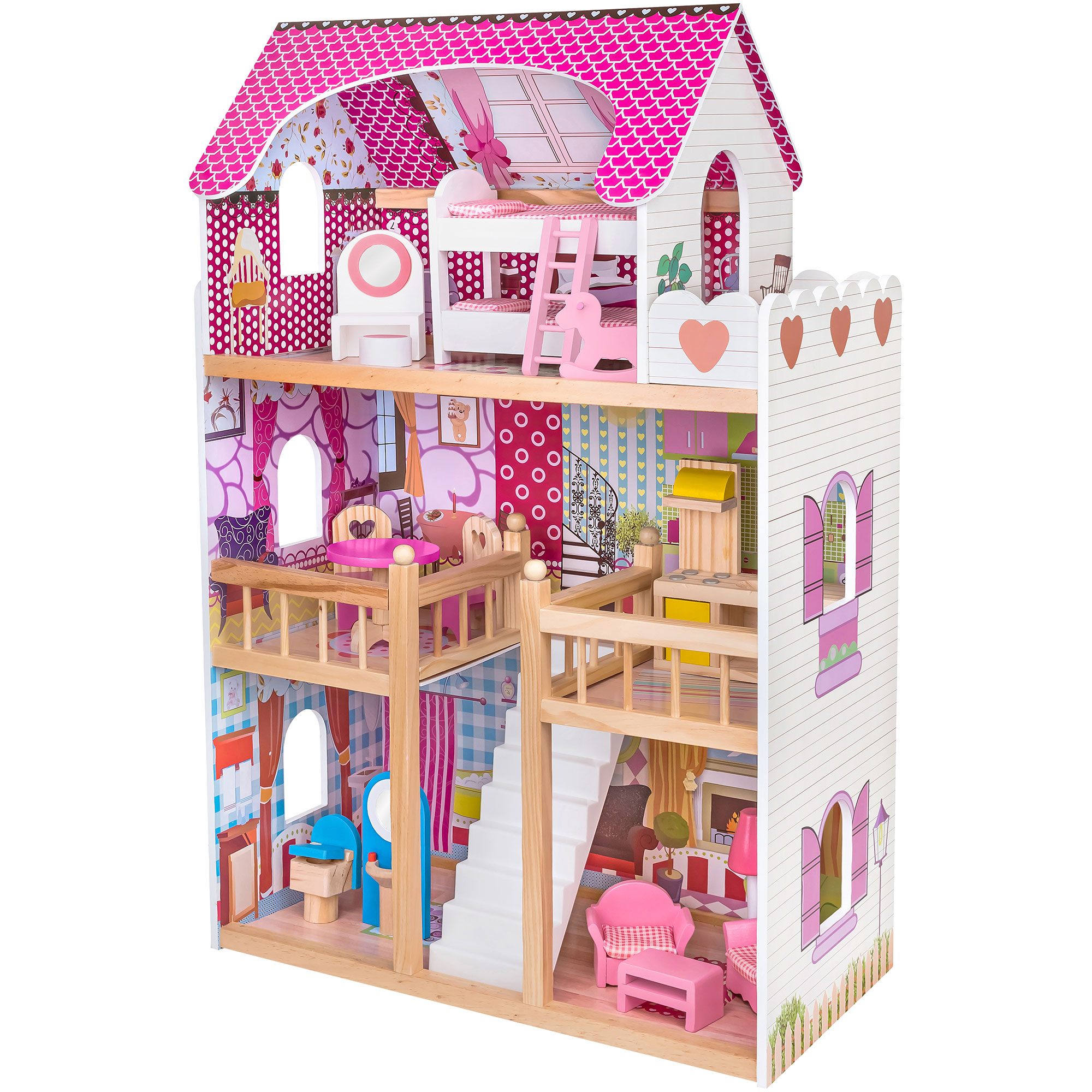 Case delle bambole e mobilio