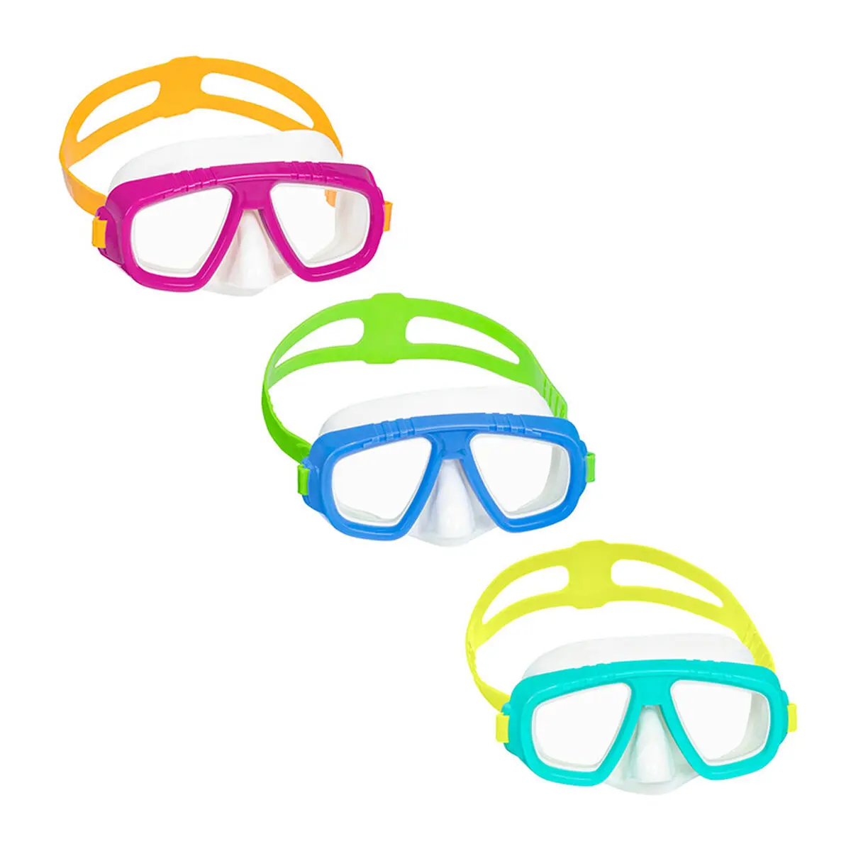 Maschera da immersione Bestway Per bambini Multicolore