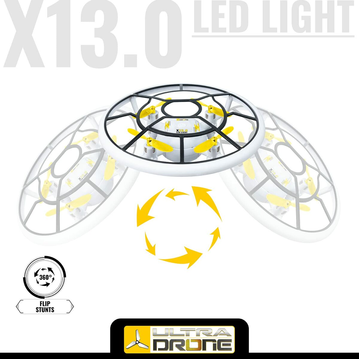Drone Telecomandato Mondo Ultradrone X13 Luce LED