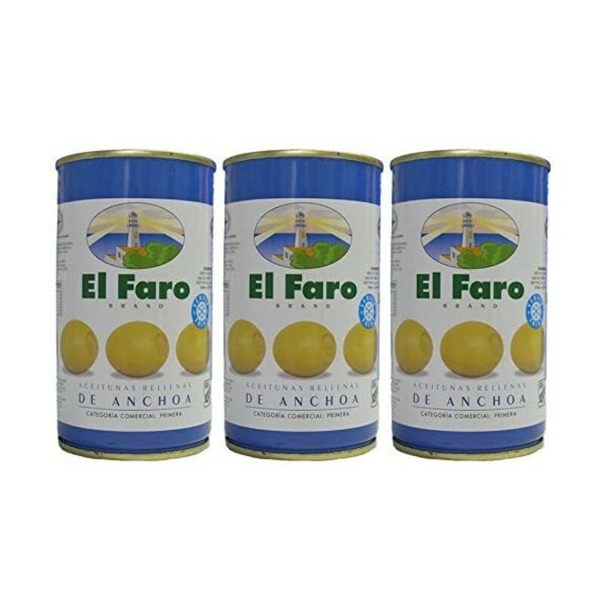 Olive El Faro Ripieno di acciughe (3 x 50 g)