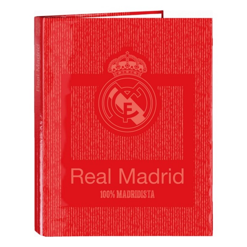 Raccoglitore ad anelli Real Madrid C.F. A4 (26.5 x 33 x 4 cm)