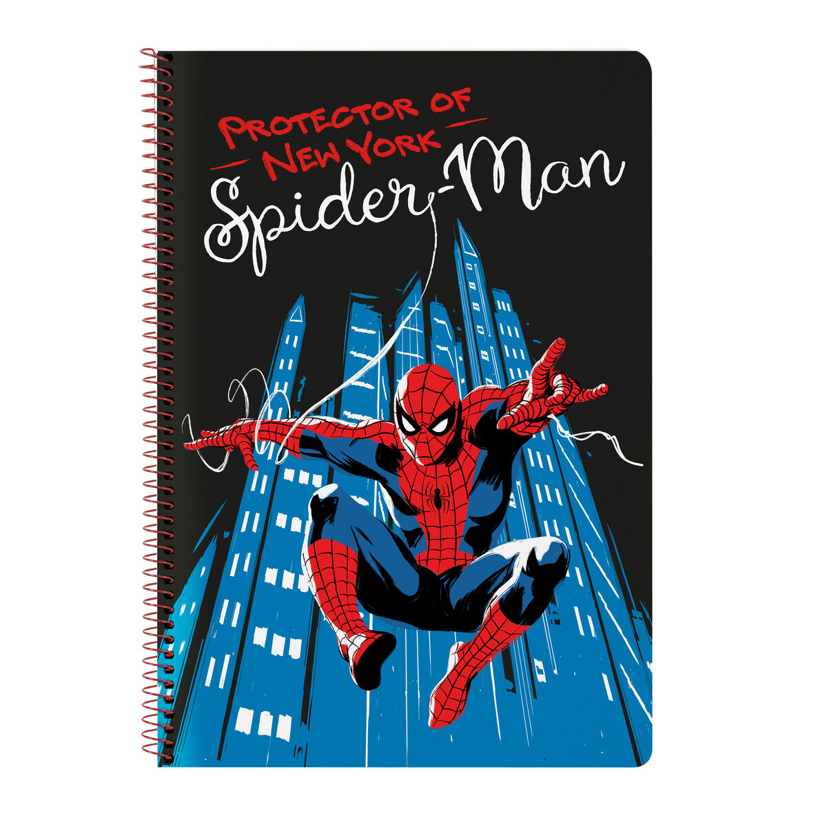 Agenda Spider-Man Hero Nero A4 80 Pagine