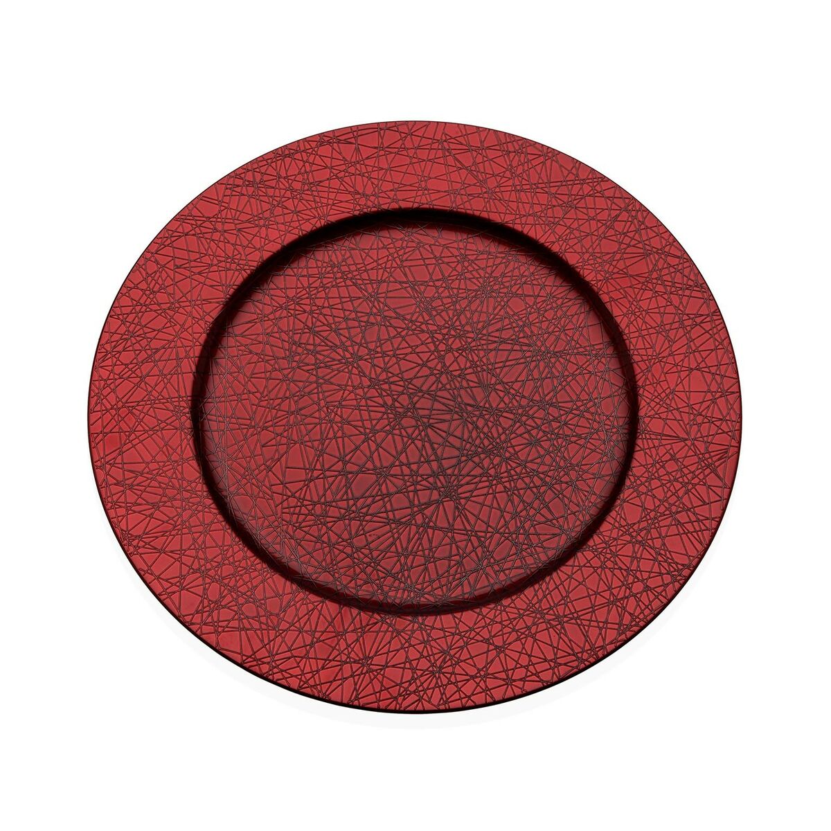Sotto Piatto Versa Rosso polipropilene 33 x 33 cm