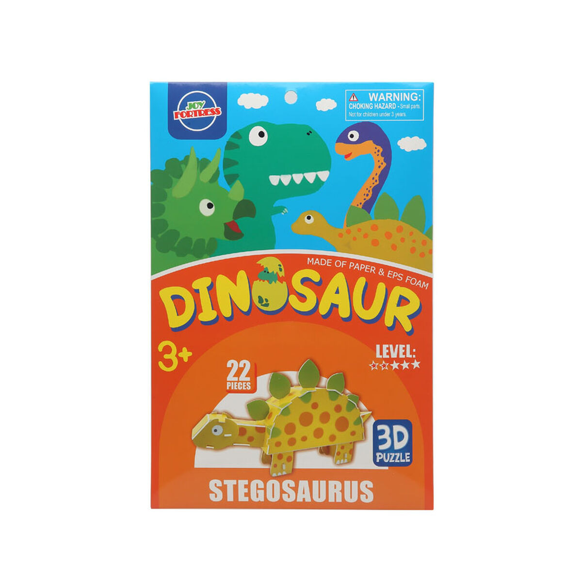 Puzzle 3D Stegosaurus Dinosauri