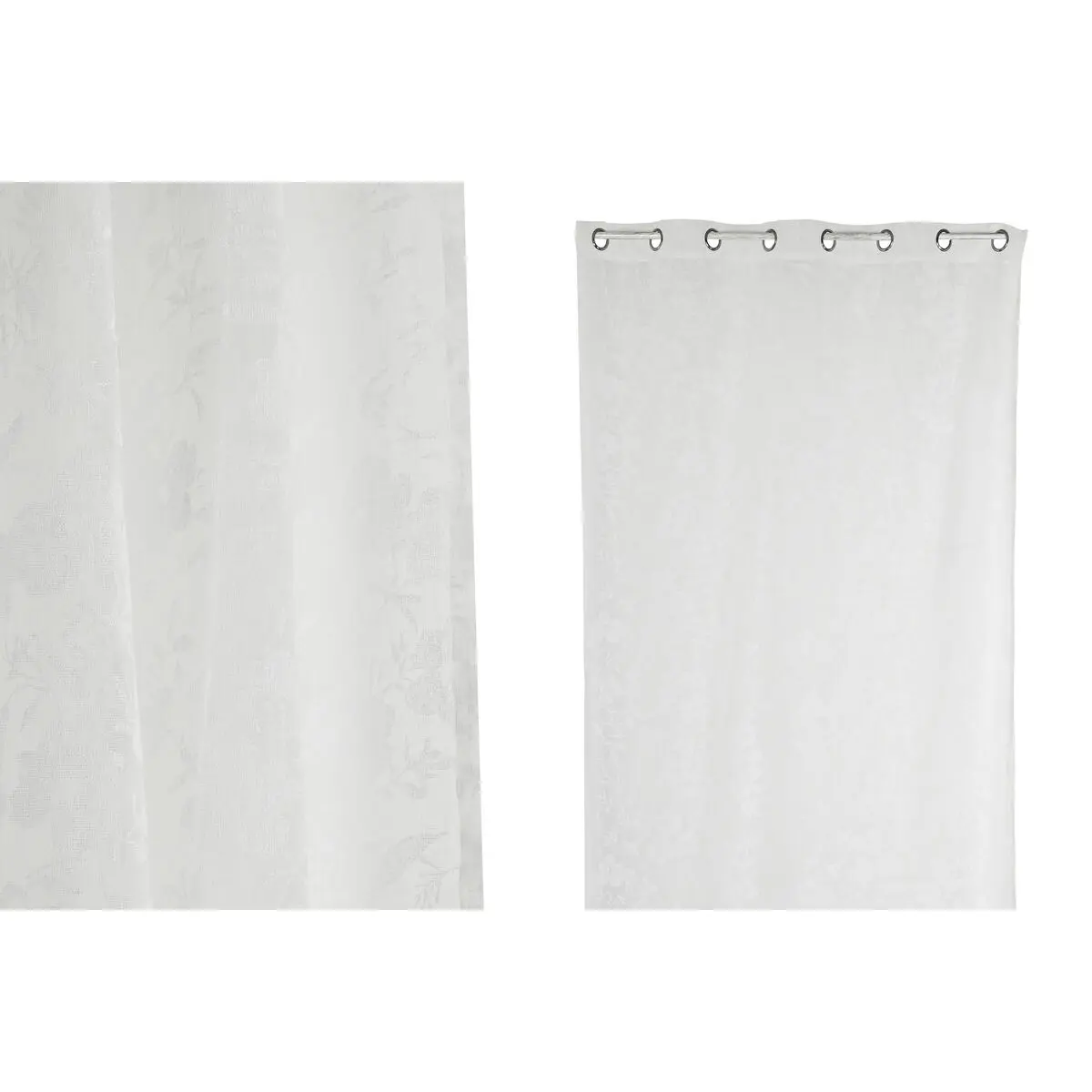 Tenda Home ESPRIT Bianco Romantico 140 x 260 cm