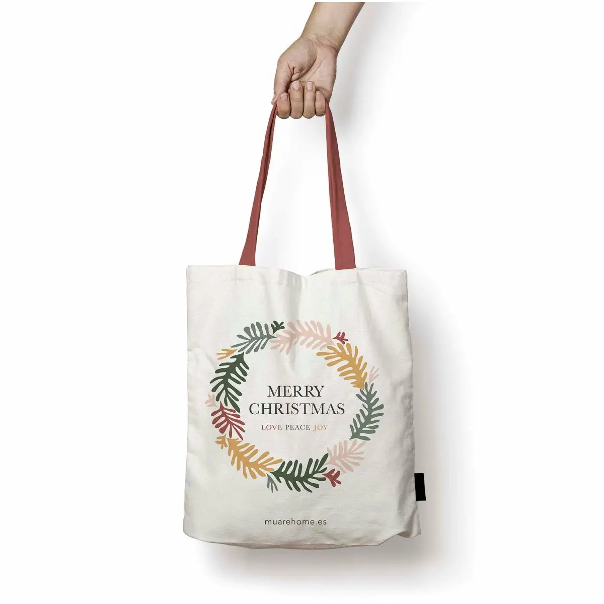 Shopping Bag Decolores Merry Christmas 84 Multicolore 36 x 42 cm