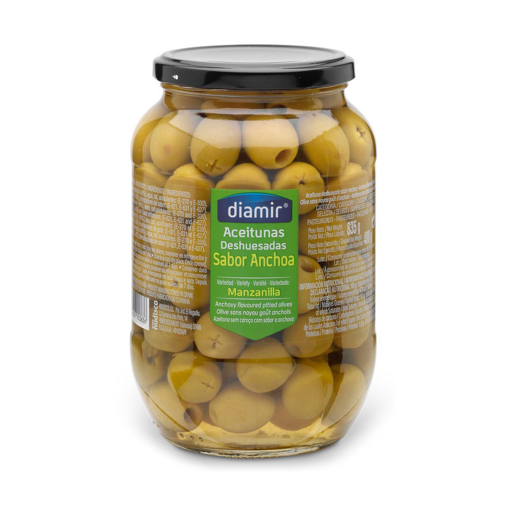 Olive Diamir Manzanilla Snocciolate (835 ml)