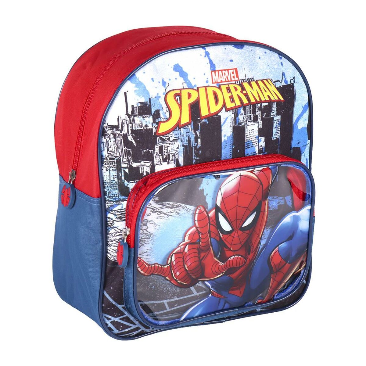 Zaino Scuola Spider-Man Rosso 25 x 30 x 12 cm