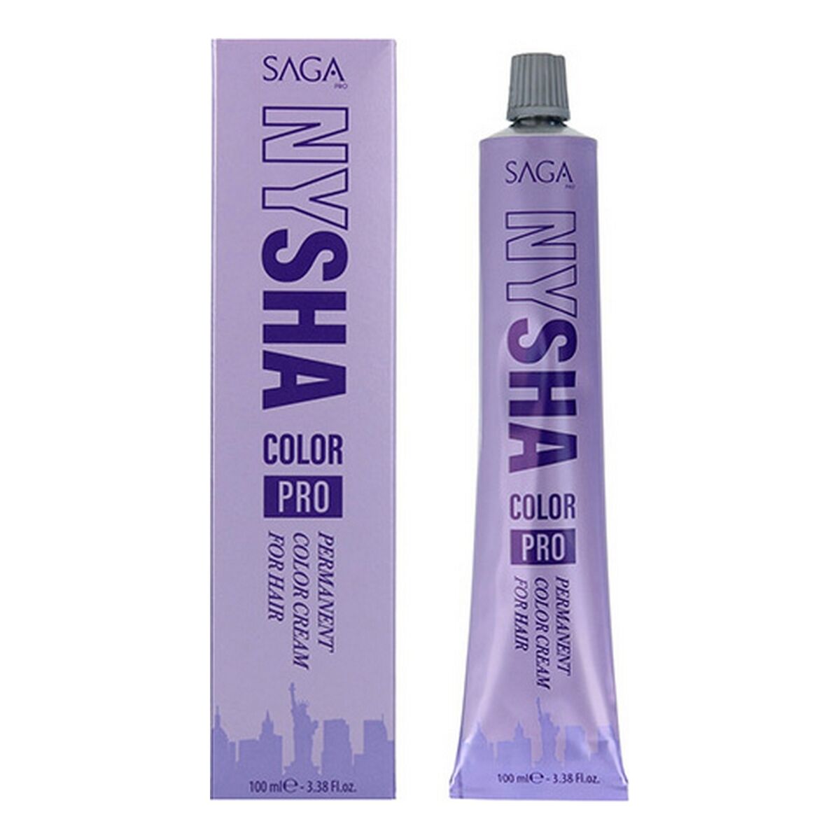 Tintura Permanente Saga Nysha Color Pro Nº 4.1 (100 ml)