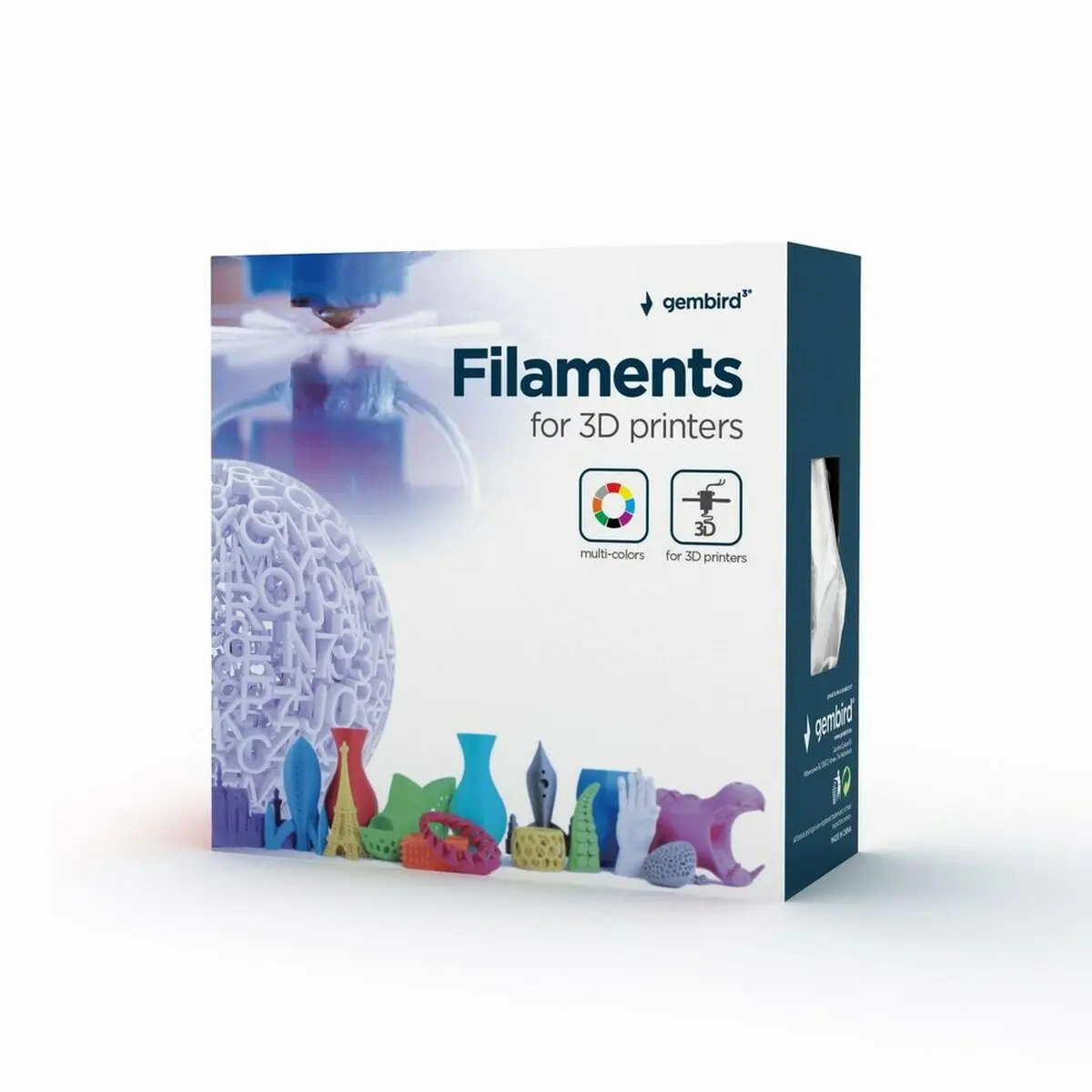 Bobina di Filamento GEMBIRD 3DP-PLA1.75-01-FY Giallo Fluorescente 330 m 1,75 mm