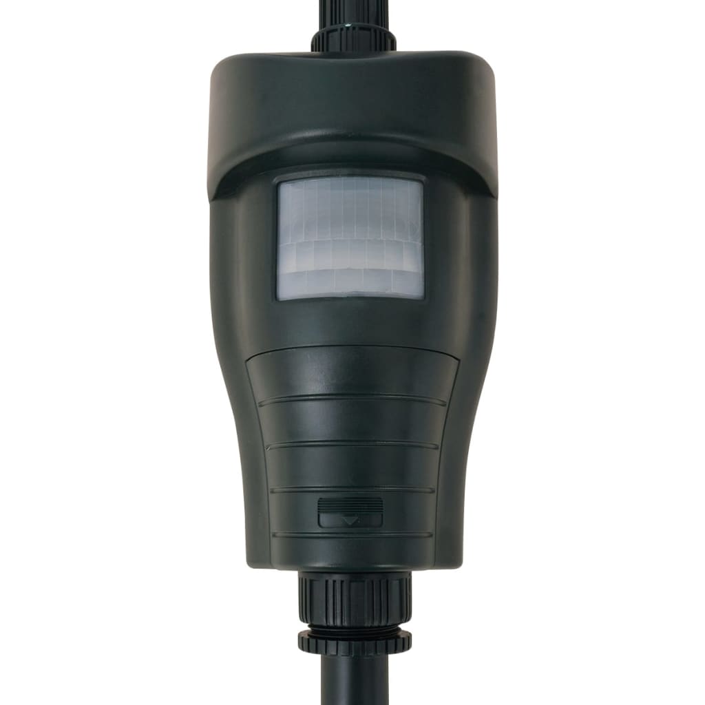 vidaXL Getto-Spray Repellente per Animali con Sensore PIR Verde Scuro