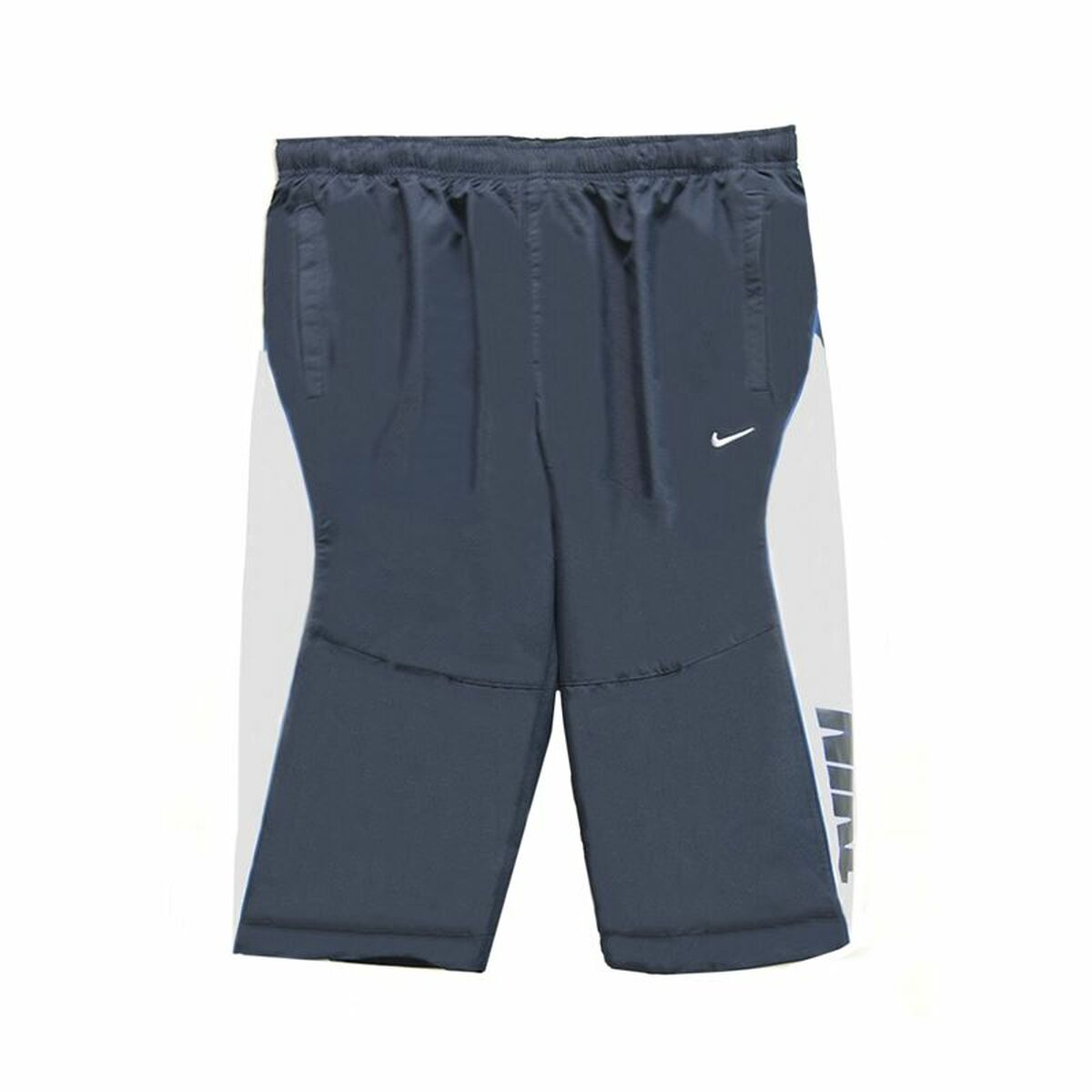 Pantaloni Corti Sportivi da Uomo Nike Swoosh Poplin OTK Blu scuro