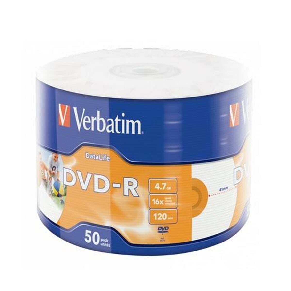 DVD-R Verbatim 50 Unità 4,7 GB 16x