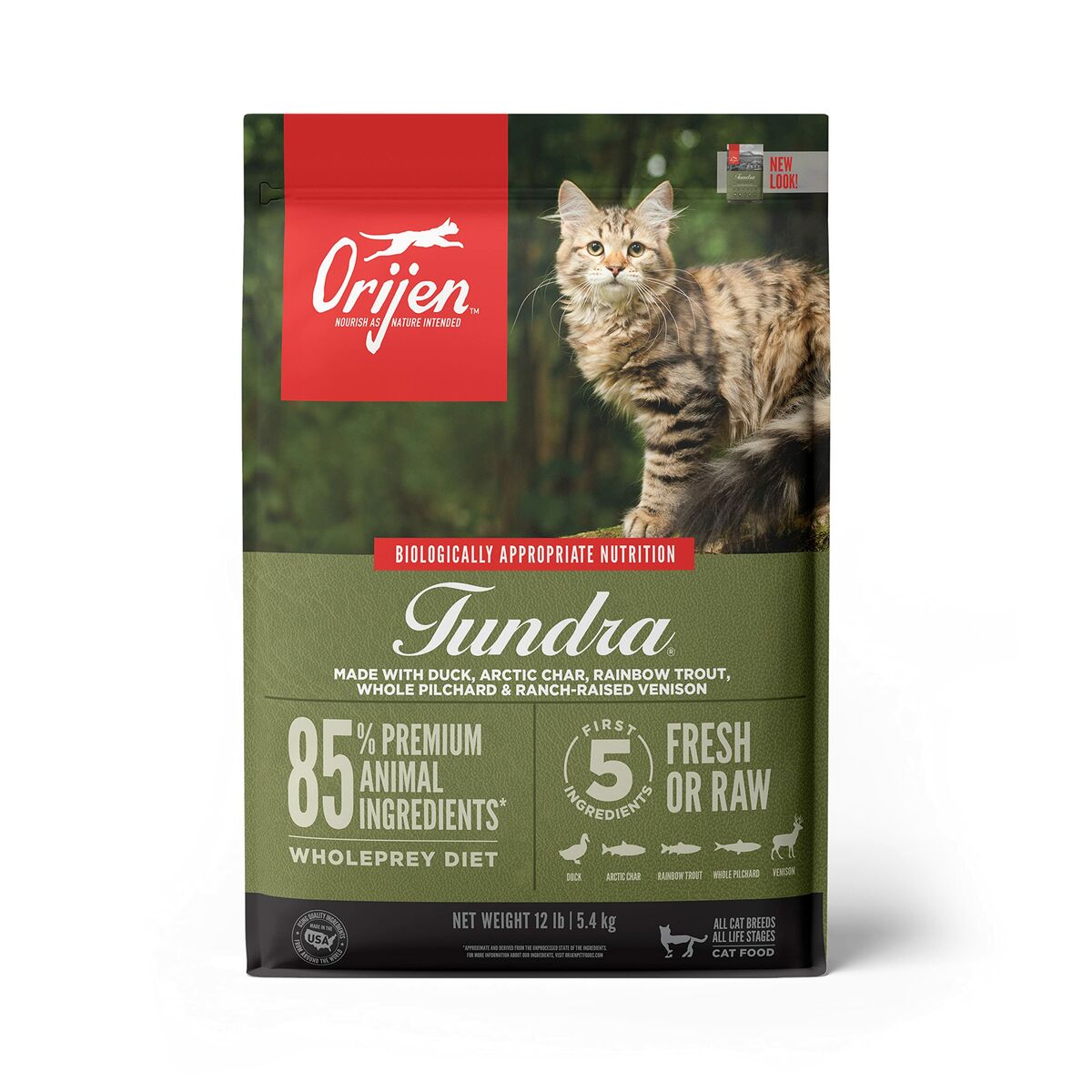 Cibo per gatti Orijen Tundra Adulto Anatra 5,4 kg