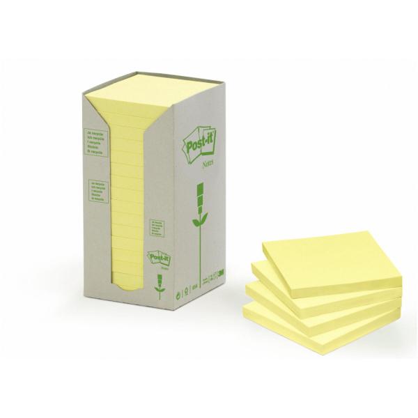 CF16POST-IT  RICICL 654-1T GIALLO