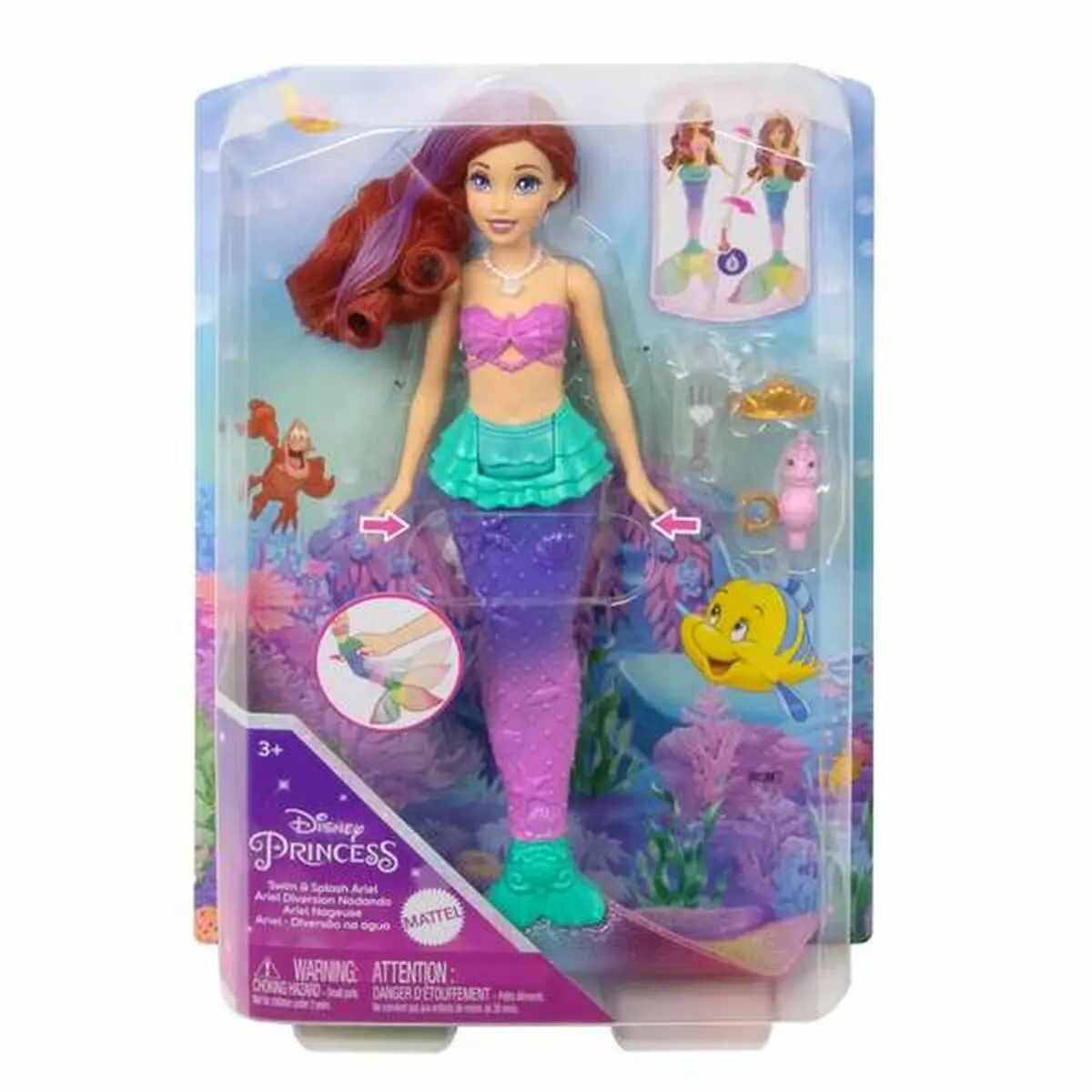 Bambola Disney Princess Ariel Articolata