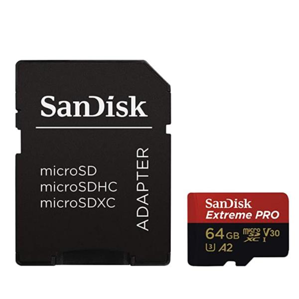 EXTREME PRO MICROSDXC 64GBSD ADAP