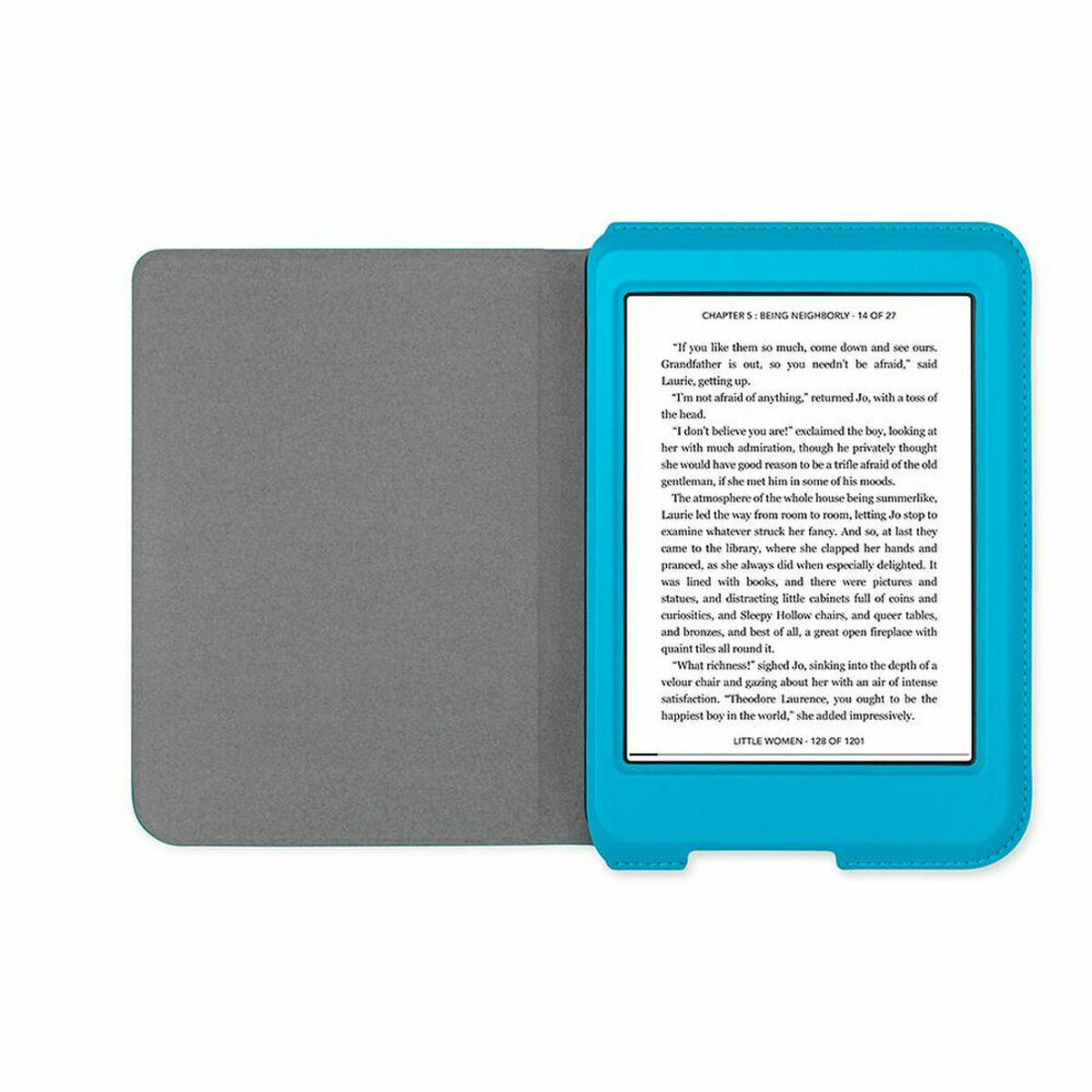 Custodia per eBook Rakuten N306-AC-AQ-E-PU Azzurro 6" 6"