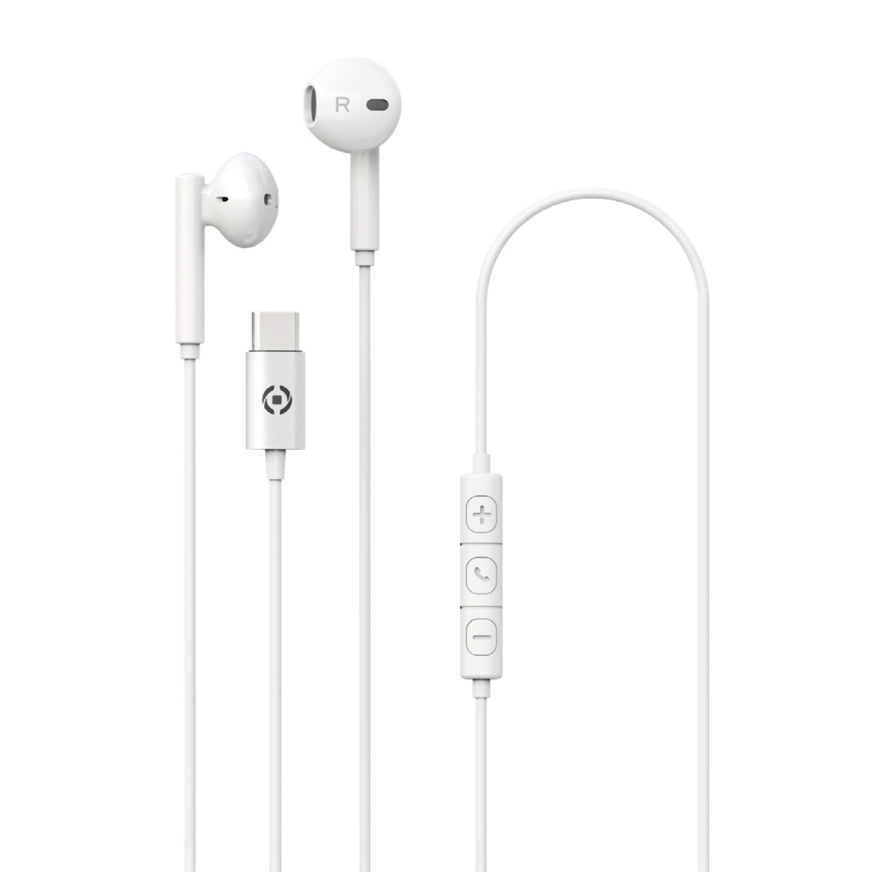 STEREO EARPHONES DROP USB-C WHITE