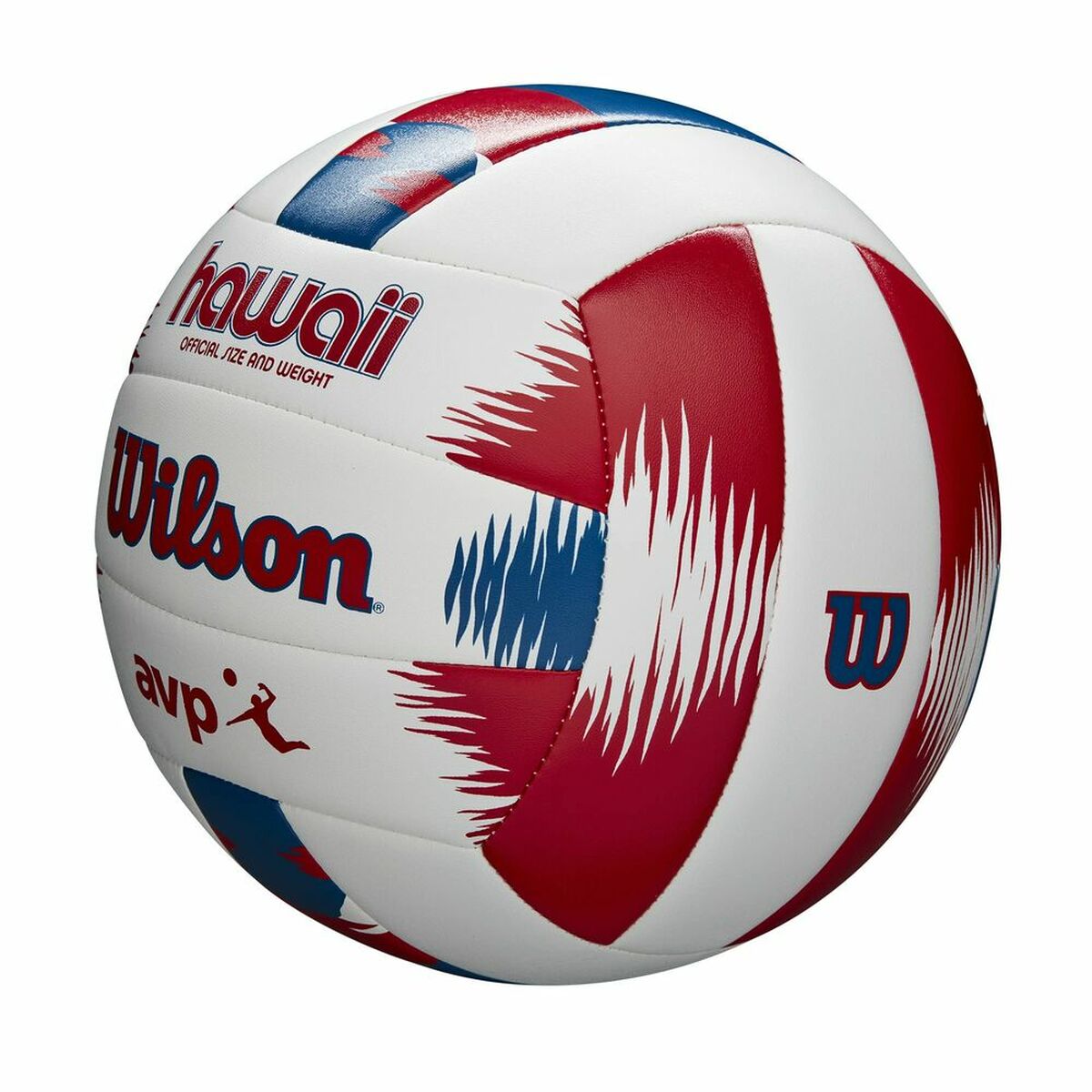 Pallone da Pallavolo Frisbee Hawaii Wilson WTH80219KIT Bianco Multicolore Caucciù (Taglia unica)