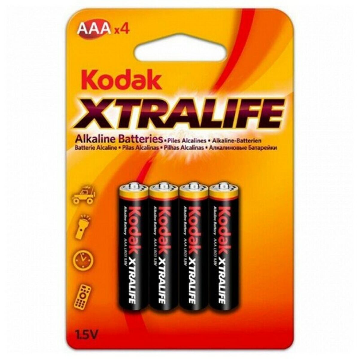 Batterie Kodak KODAK LR03 AAA 1,5 V AAA Giallo