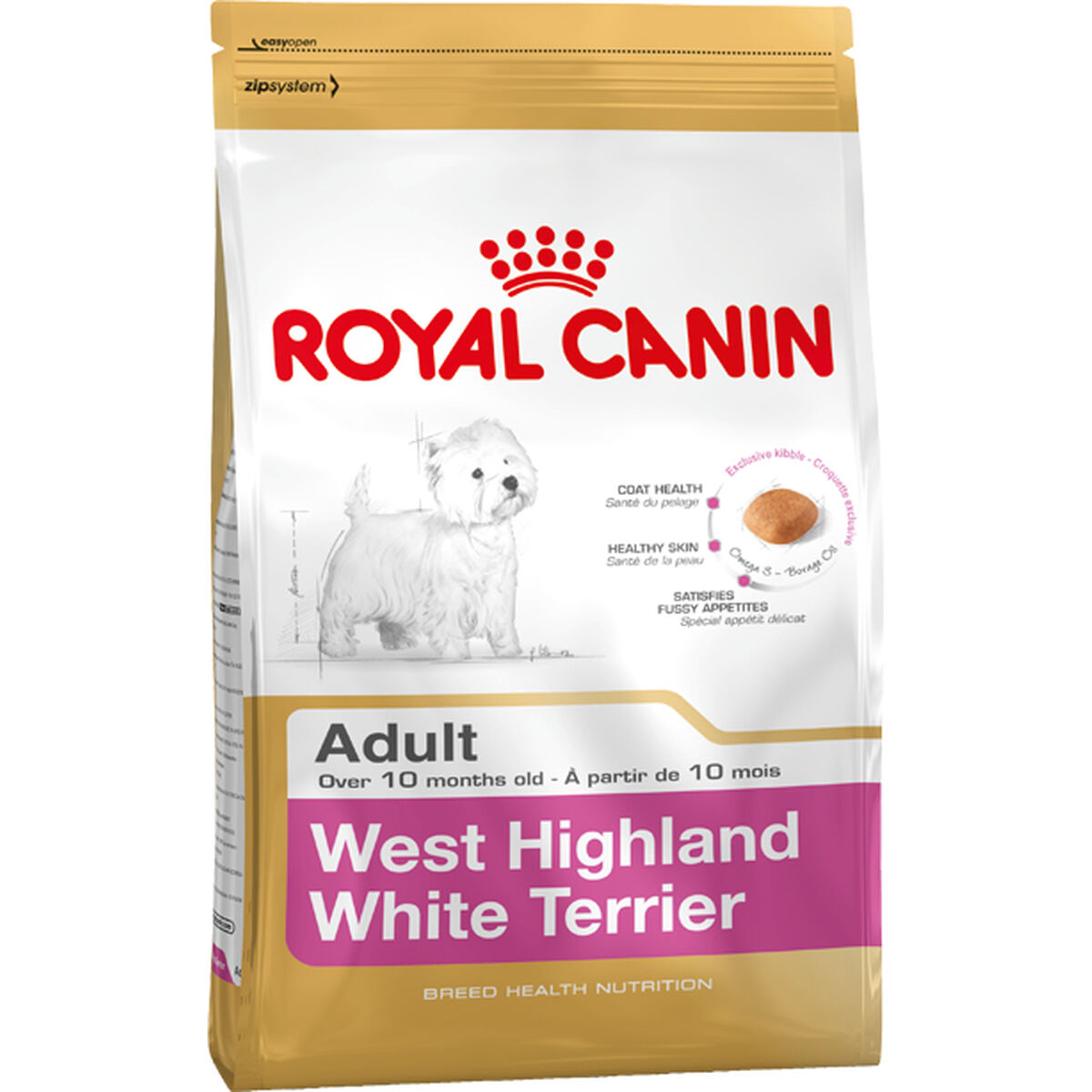 Io penso Royal Canin West Highland White Terrier Adult Adulto Mais Uccelli 3 Kg