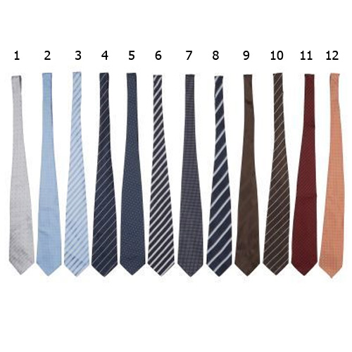 Cravatta Classica da Uomo Disponibile in 12 Modelli Assortiti Colori alla Moda