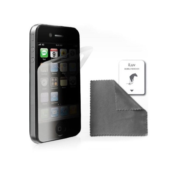 Pellicola Protettiva Privacy per iPhone 4/4S Colore Trasparente iLuv ICC1108