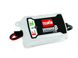 Telwin ALIMENTATORE DEFENDER 8 , 15 W , Caricabatterie Elettronico 6/12V