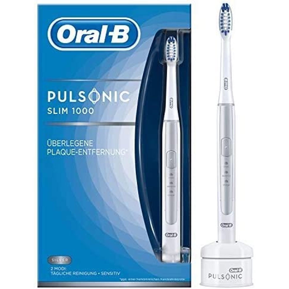 Oral-B Puls Onic Slim 1000 Spazzolino Elettrico con 2 Modalità di Pulizia