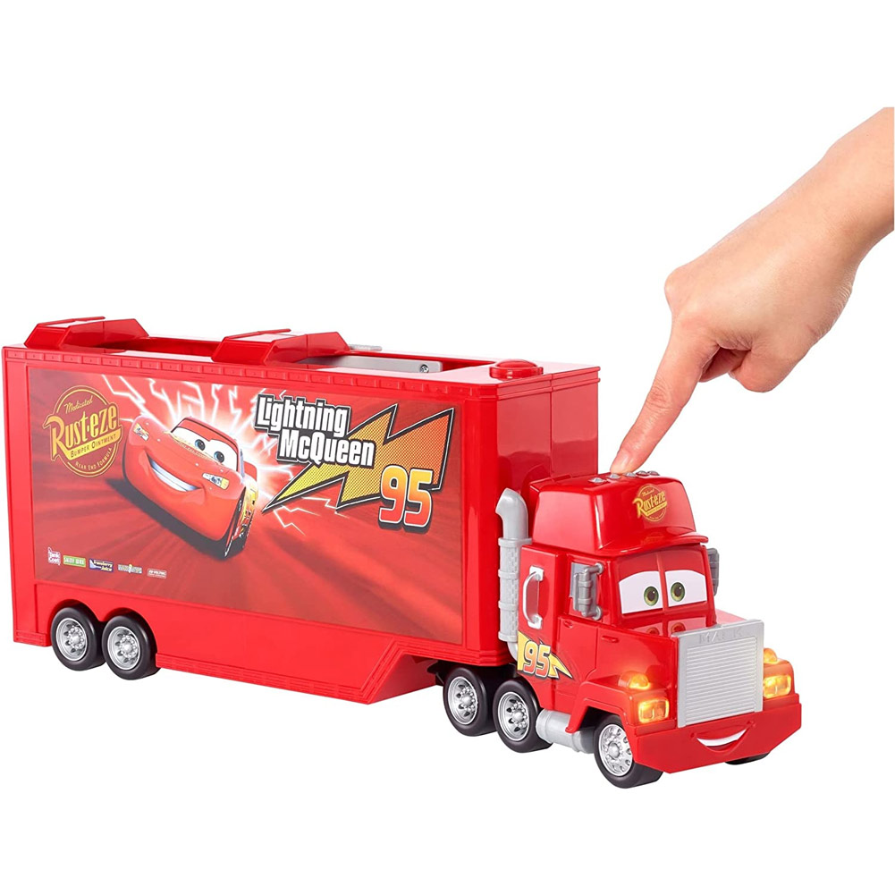 Camion Parlante Mack Disney Pixar Cars Traportatore Saetta McQueen Luci e Suoni