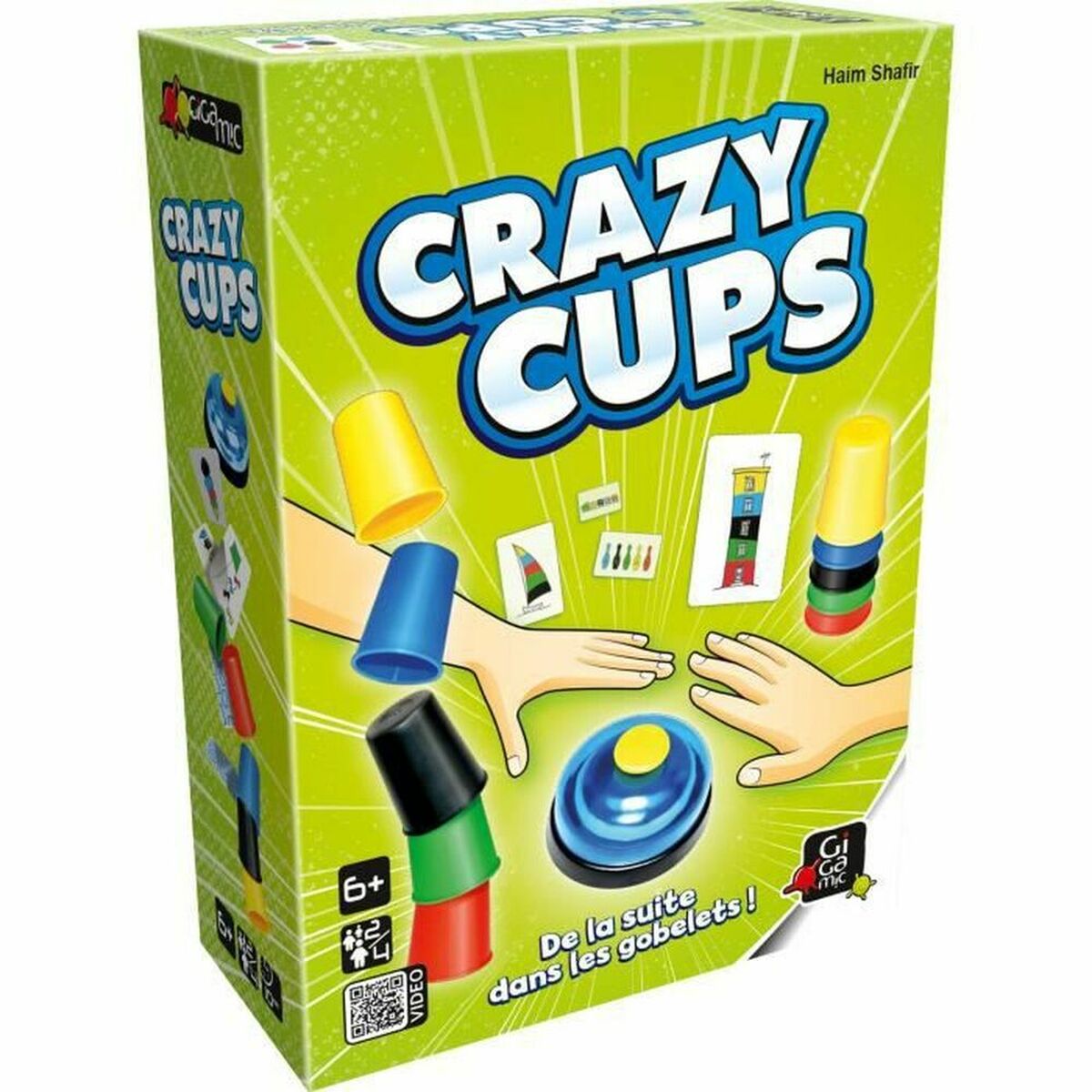 Gioco da Tavolo Gigamic Crazy Cups (FR)