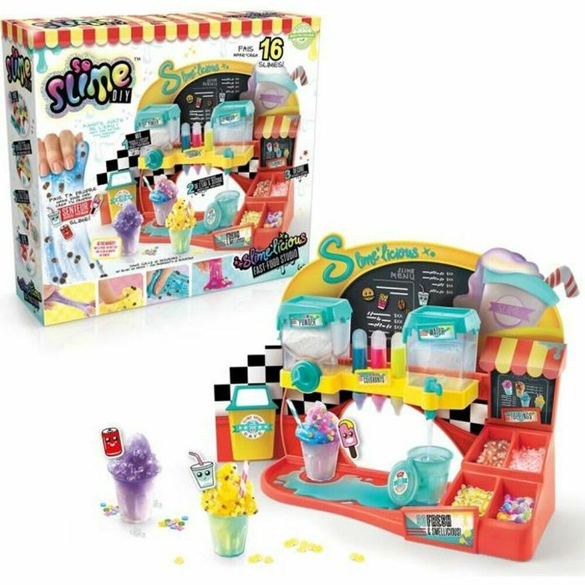 Set di Plastilina Canal Toys Slimelicious Factory - Fast food slime maker!
