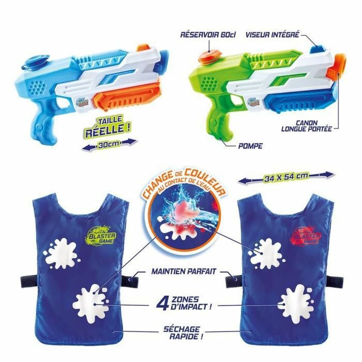 Pistola ad Acqua con Serbatoio Canal Toys Water Game (FR)