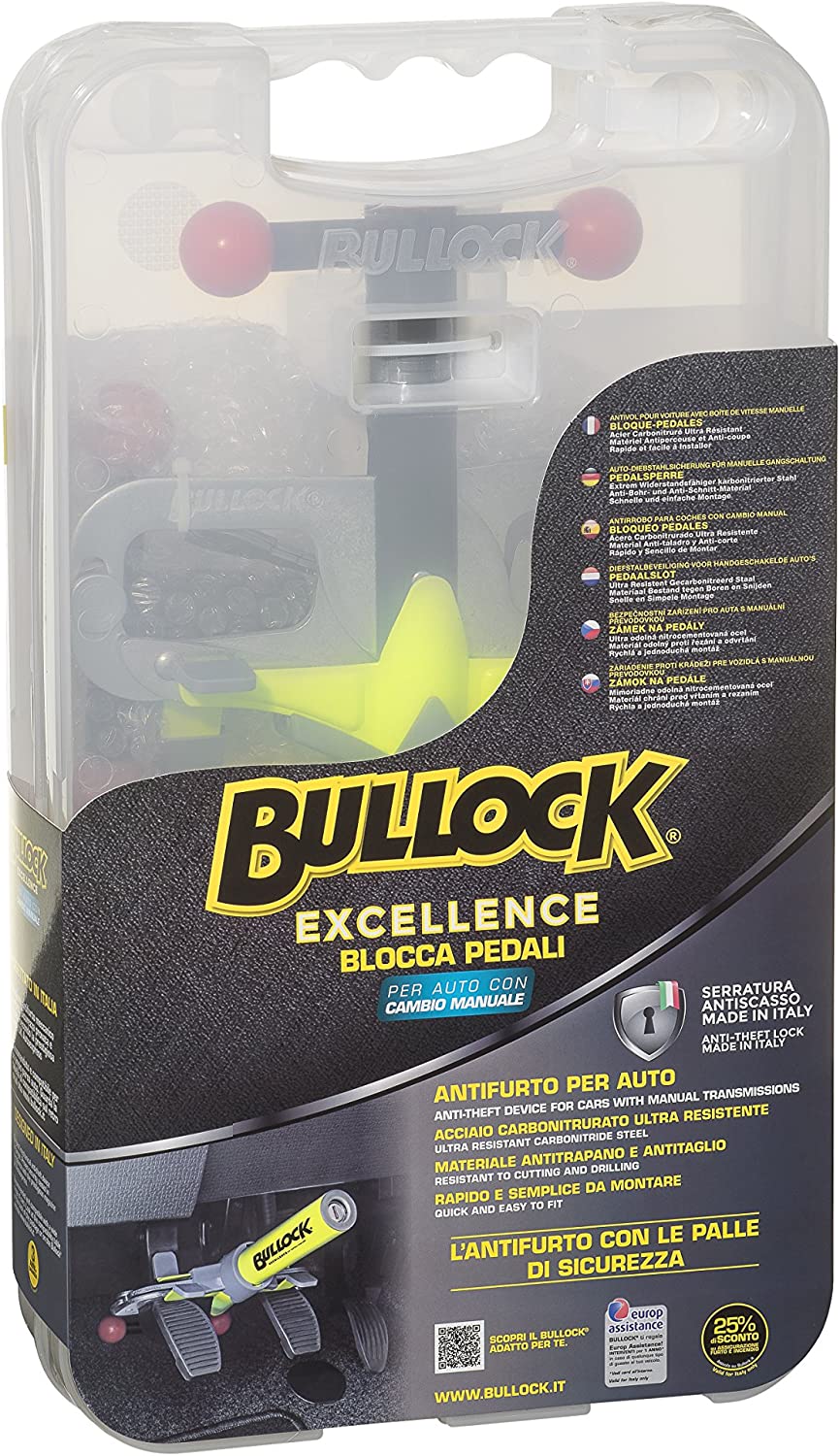 Antifurto Bullock per auto con cambio manuale mod. Excellence W