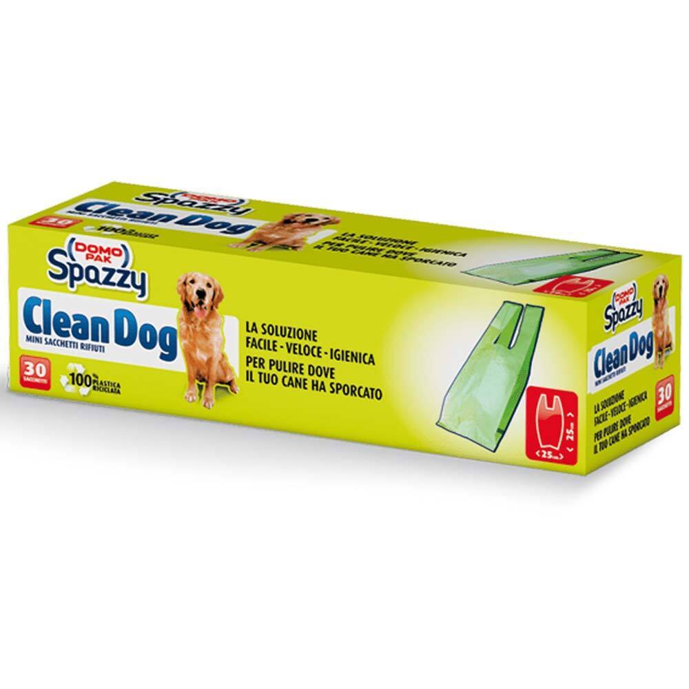 24x Domopack Spazzy Clean Dog Sacchetti per Bisogni Cane Confezione Promo 720 Pz