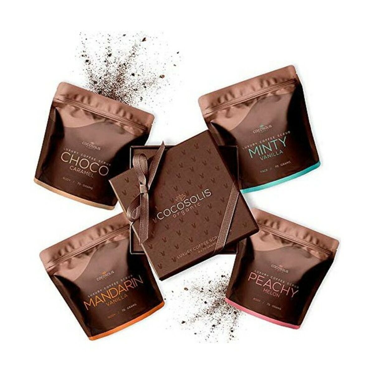 Detergente Esfoliante Luxury Coffee Scrub Box Cocosolis (4 x 70 ml)
