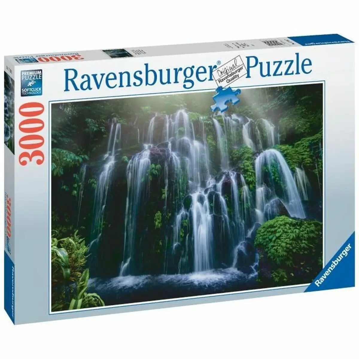 Puzzle Ravensburger Chutes d'eau, Bali  Paysage et nature 3000 Pezzi