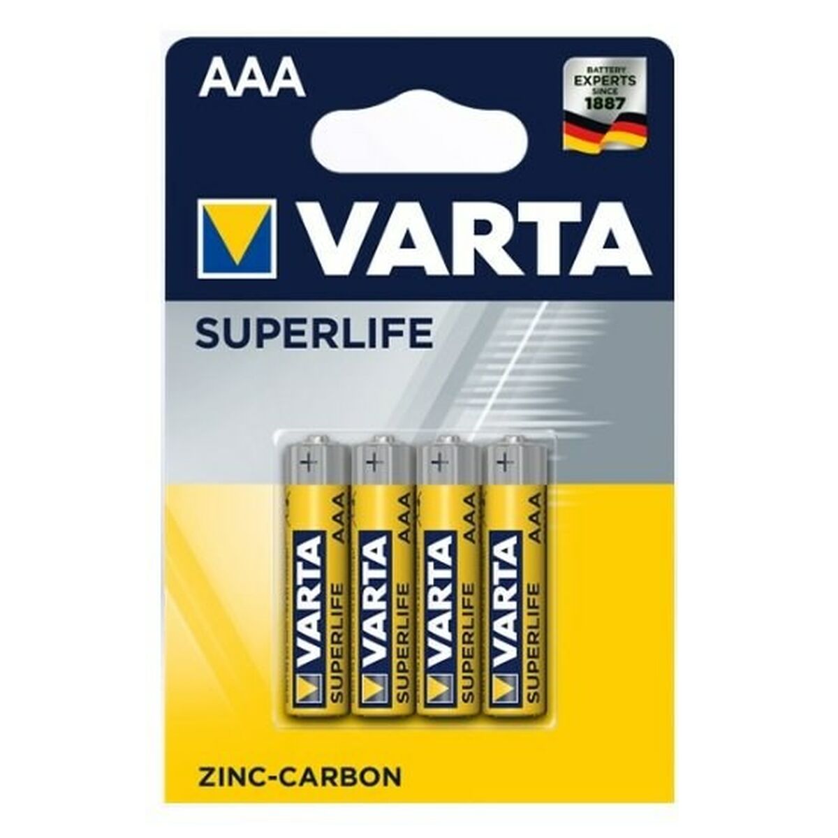 Batterie Varta Superlife AAA 1,5 V (4 Unità)