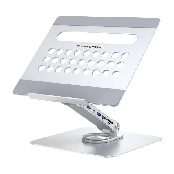 LAPTOP STAND WITH 7-IN-1 DOCKING