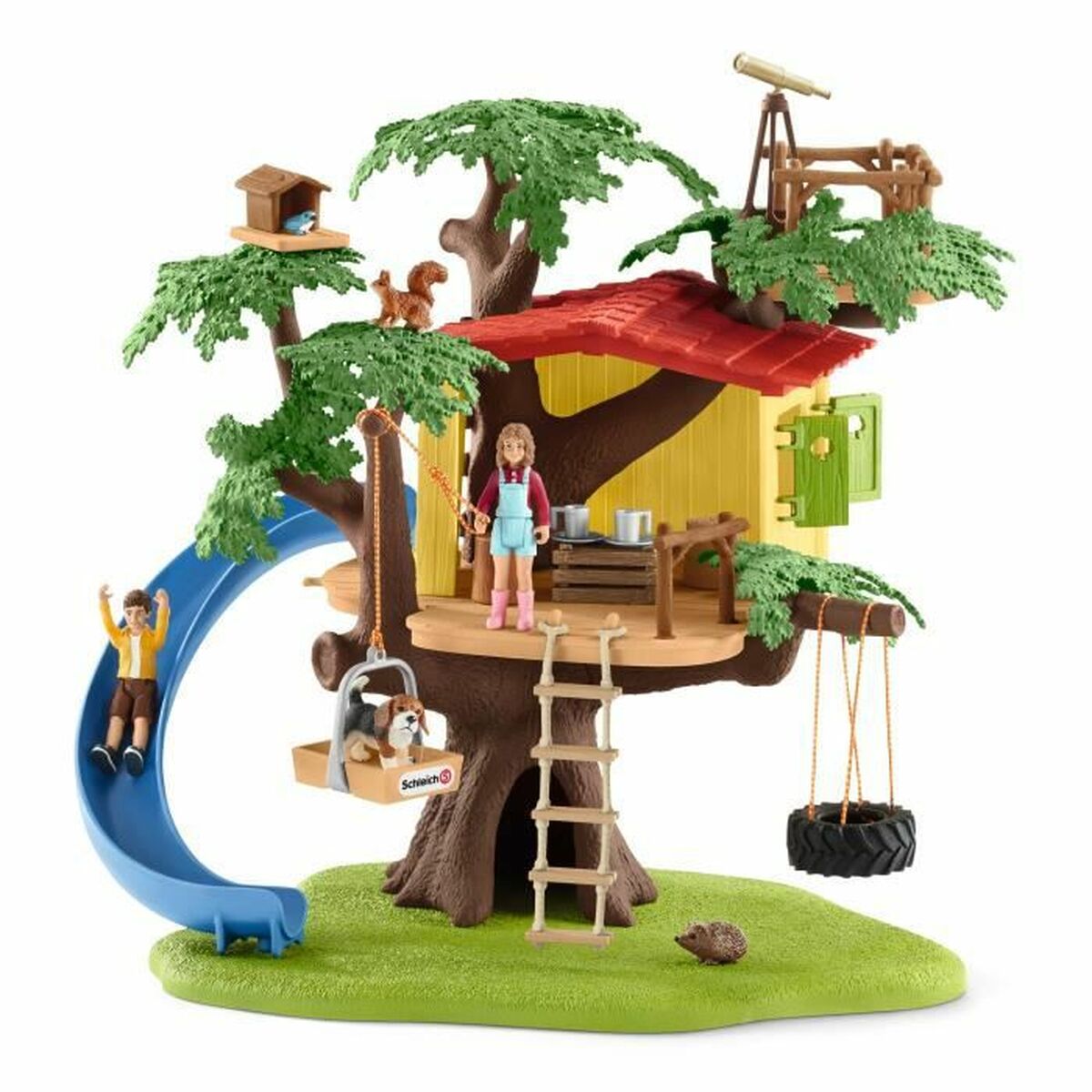 Playset Schleich Adventure tree house Plastica