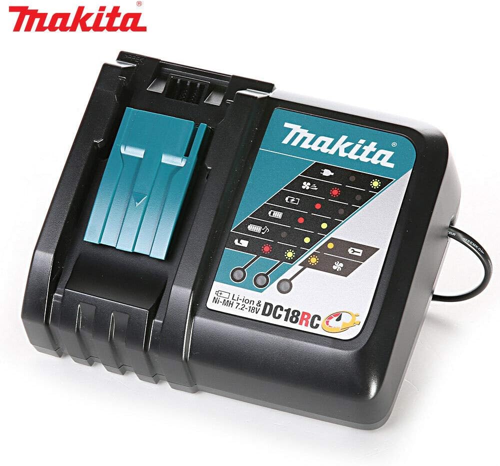 Makita Carica batteria rapido Li-ion 7,2V - 18V DC18RC